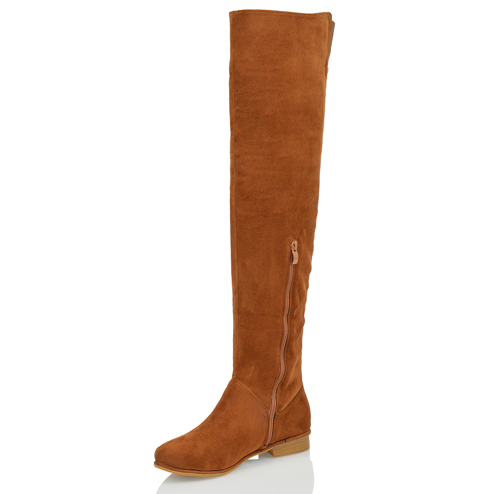long flat boots women